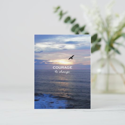 Moed tot wijziging briefkaart (Staand voorkant)