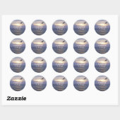 Moed tot wijziging ronde sticker (Vel)