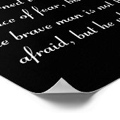 Moed: Triomf over angst, het spel van Cub Poster (Hoek)