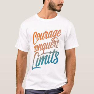Moed verovert grenzen t-shirt
