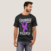 Moed verslaat epilepsie t-shirt (Voorkant volledig)