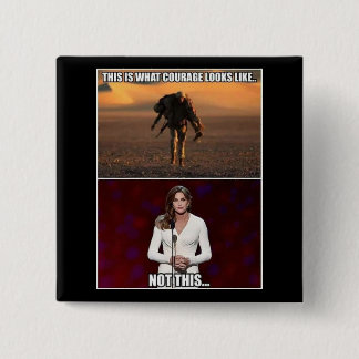 moed vierkante button 5,1 cm