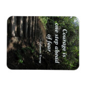 Moed voor angst Magnet Magneet (Horizontaal)