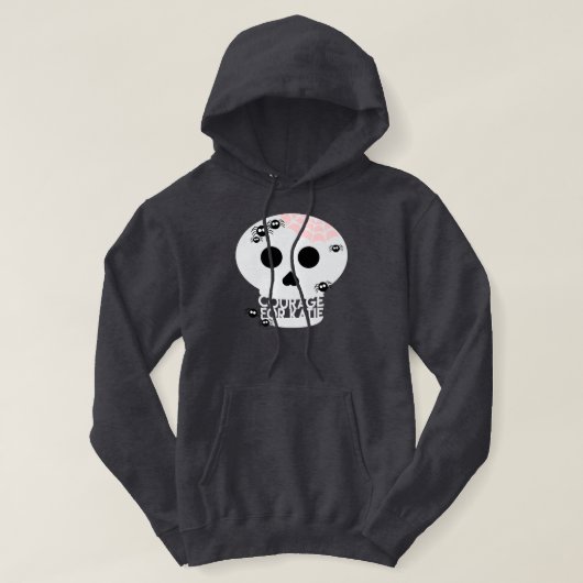 Moed voor Katie - OG Skull Logo Hoodie (Design voorkant)