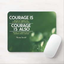 "Moed" Winston Churchill Inspirerend quote
