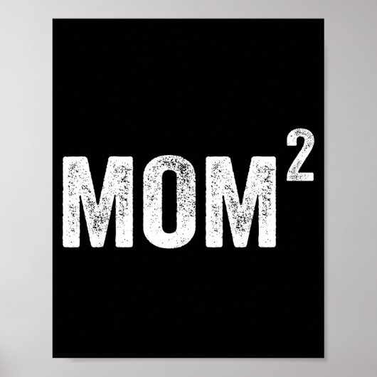 Moeder2 moeder van 2 kinderen kinderen jongens mei poster (Voorkant)