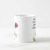 Moeder 100ste Verjaardag Rode Rozenbloem Gepersona Koffiemok (Center)