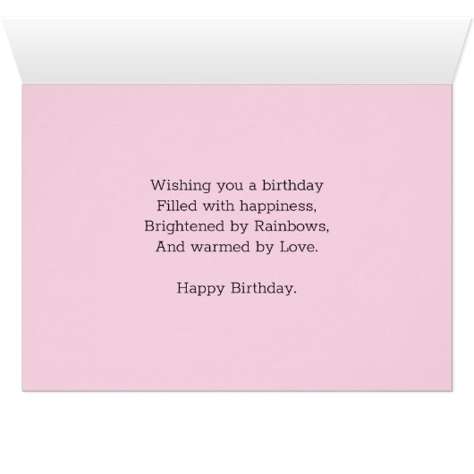 Moeder 101ste verjaardag met roze bloemen (Binenzijde Horizontaal (Onderkant))