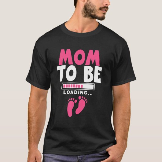 Moeder 2022 Mama laden om mama Baby Twins Futur T-shirt (Voorkant)