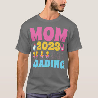 Moeder 2023 laden nieuwe moeder t-shirt