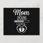 Moeder 2026 Laden Vader Zwangerschapsaankondiging Aankondigingskaart (Voorkant)