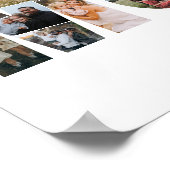 Moeder 20 Foto Collage Cadeau voor Moederdag Poste Poster (Hoek)