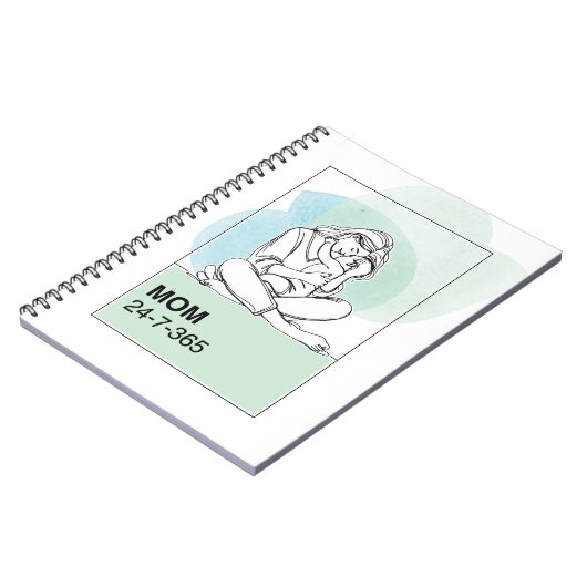 Moeder 24/7/365 notitieboek (Linkerzijde)