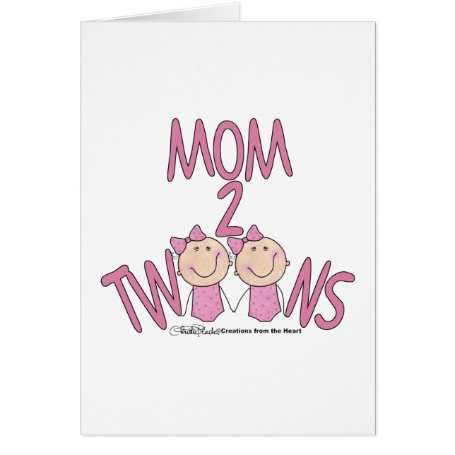 Moeder 2 tweeling meisjes (Voorkant)