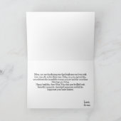 Moeder 35e verjaardag zwart wit 6 foto's collage kaart (Binnen)