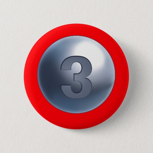 Moeder 3 ondersteunen, knop ronde button 5,7 cm (Voorkant)