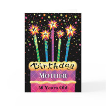 Moeder 50ste verjaardag taart