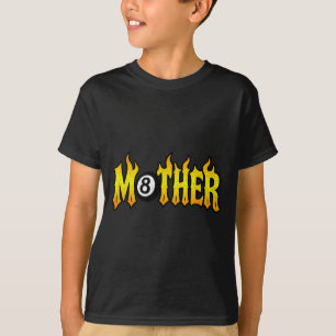 Moeder 8 bal grappige pool moeder vintage  t-shirt