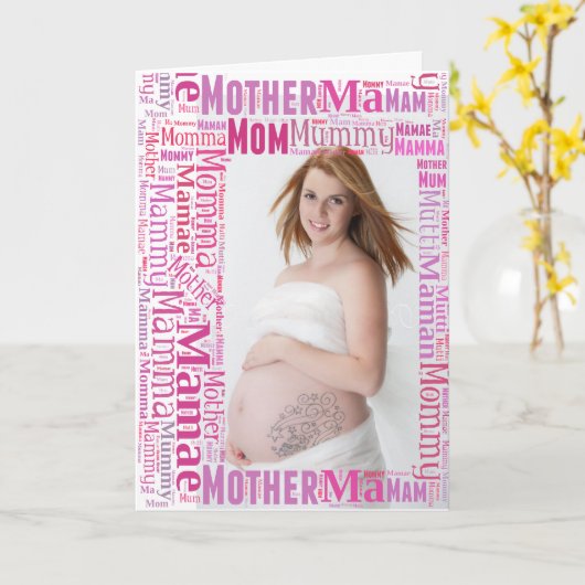 Moeder-aan-ben in Vele Talen - de Kaart van de (Gele Bloem)