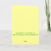 "Moeder aan mijn kleinkinderen" Moederdag Kaart (Achterkant)