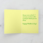 "Moeder aan mijn kleinkinderen" Moederdag Kaart (Binnen)