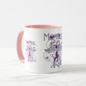 Moeder aangepaste koffie mok (Voorkant links)