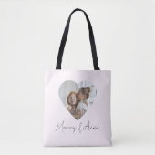 Moeder aangepaste naam & foto | Gepersonaliseerde Tote Bag (Voorkant)