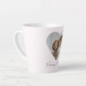 Moeder aangepaste naam & foto | Persoonlijke Latte Mok (Linkerhoek)