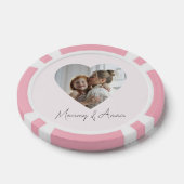Moeder Aangepaste Naam & Foto Poker Chip (Enkel)