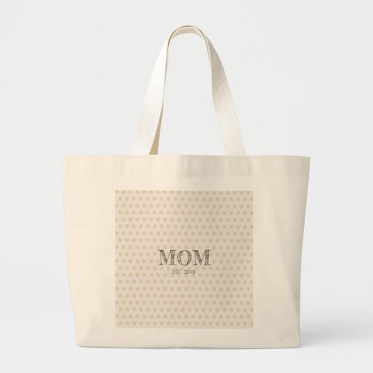 Moeder Aanpasbare Boodschappentas Grote Tote Bag (Voorkant)