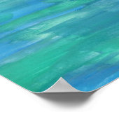 Moeder Aarde Abstract Aquarel Poster (Hoek)