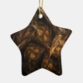 Moeder Aarde Abstract Art Star-Ornament Keramisch Ornament (Links)