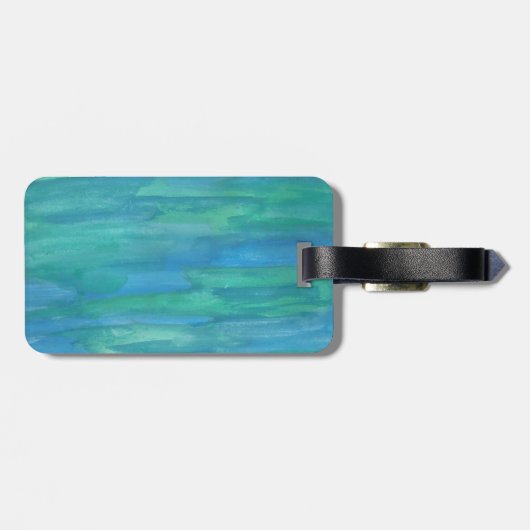 Moeder Aarde Abstract Bagagelabel (Achterkant horizontaal)