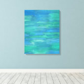 Moeder Aarde Abstract Canvas Kunst (Insitu (Houten vloer))