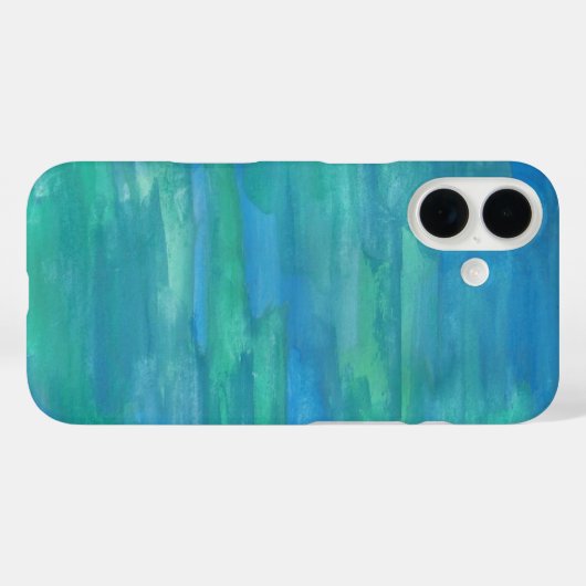 Moeder Aarde Abstract in Blauw Case-Mate iPhone Case (Achterkant (horizontaal))