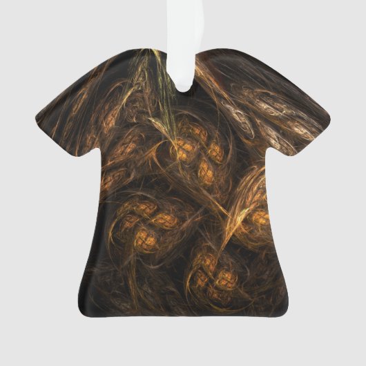 Moeder Aarde Abstract KunstacrylShirt Ornament (voorkant)