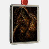 Moeder Aarde Abstract Kunstplein Metalen Ornament (Rechts)