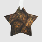 Moeder Aarde Abstracte Art Acrylster Ornament (achterkant)