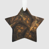 Moeder Aarde Abstracte Art Acrylster Ornament (voorkant)