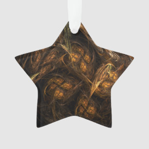 Moeder Aarde Abstracte Art Acrylster Ornament