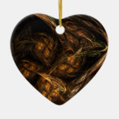 Moeder Aarde Abstracte Kunst Heart Ornament (Voorkant)