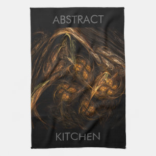 Moeder Aarde Abstracte Kunst Kitchen Towel Theedoek
