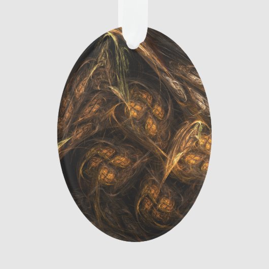 Moeder Aarde Abstracte Kunstacrylovaal Ornament (voorkant)