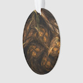 Moeder Aarde Abstracte Kunstacrylovaal Ornament (voorkant)
