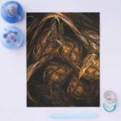 Moeder Aarde Abstracte Kunstbrochure Flyer (Enkel)