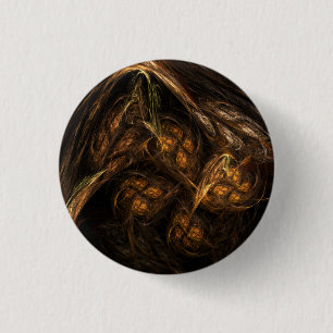 Moeder Aarde Abstracte KunstButton (rond) Ronde Button 3,2 Cm