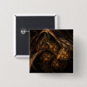 Moeder Aarde Abstracte KunstButton (vierkant) Vierkante Button 5,1 Cm (Voorkant /achterkant)
