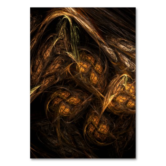 Moeder Aarde Abstracte Kunsttafel Kaart (Achterkant)