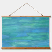 Moeder Aarde Abstracte Waterverf Hangend Wandkleed (Voorkant)