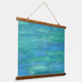 Moeder Aarde Abstracte Waterverf Hangend Wandkleed (Gebogen)